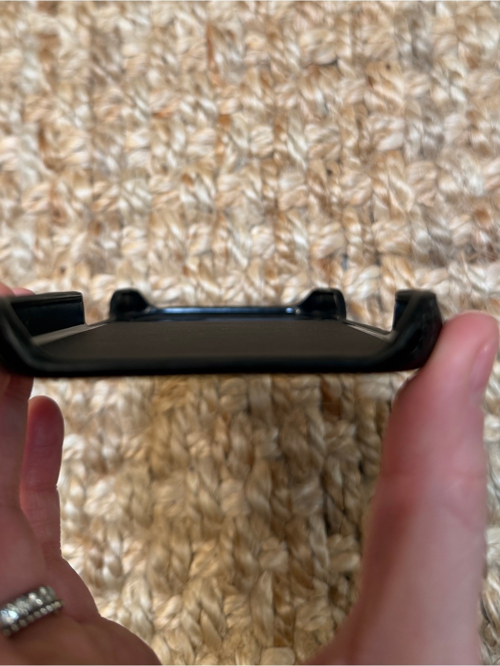 Black faux crocodile skin case -iPhone 17pro - Picture 5 of 5